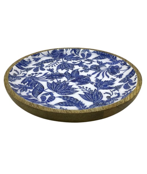 Plato Decorativo de Flores Pequeño para Cocina, Ideal para Servir y Decorar, Diseño Elegante y Funcional