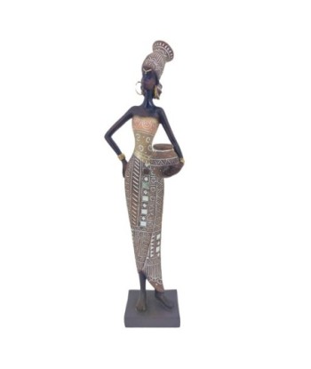 Signes Grimalt  By Sigris - Figura Africana  Figuras | Africanas Y Elefantes Marrón - 19x5x5 cm