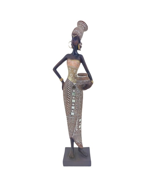 Signes Grimalt  By Sigris - Figura Africana  Figuras | Africanas Y Elefantes Marrón - 19x5x5 cm