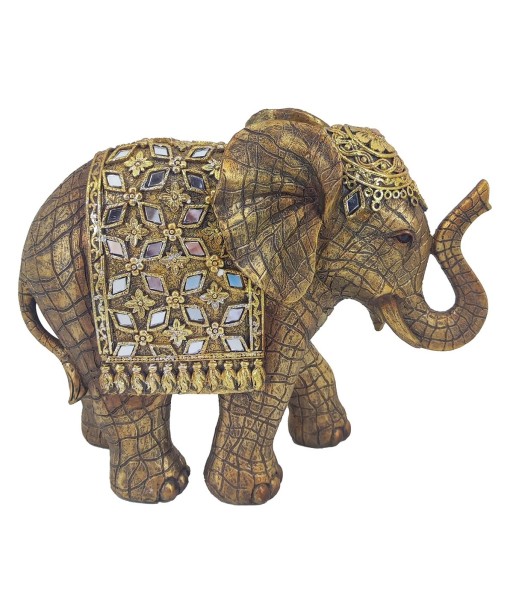 Signes Grimalt  By Sigris - Figura Elefante  Figuras | Animales Dorado - 16x16x18 cm
