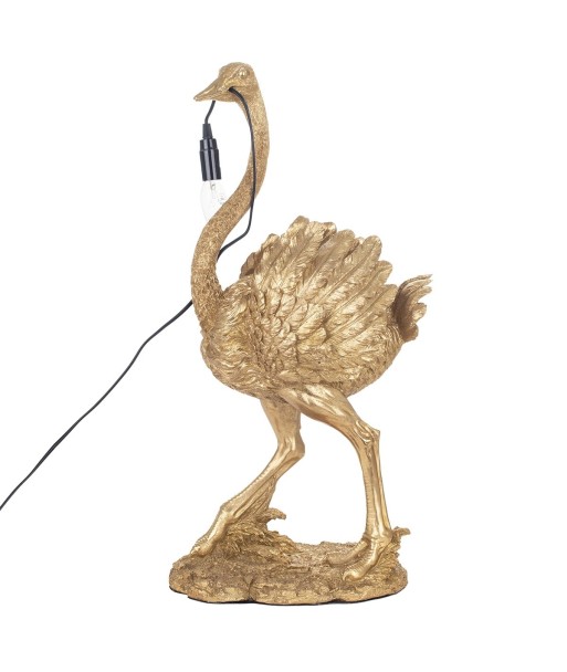 Signes Grimalt  By Sigris - Lámpara en forma de avestruz  Muebles | Lamparas Dorado - 68x22x35 cm