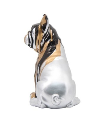 Signes Grimalt  By Sigris - Figura Perro Bulldog Frances  Figuras | Animales Plateado - 20x11x15 cm