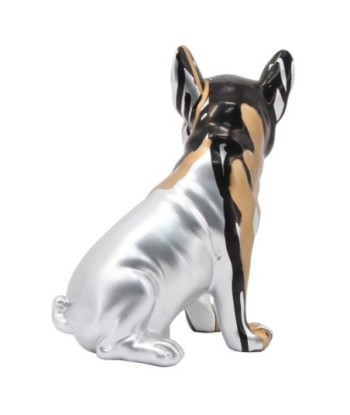 Signes Grimalt  By Sigris - Figura Perro Bulldog Frances  Figuras | Animales Plateado - 20x11x15 cm