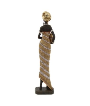 Signes Grimalt  By Sigris - Figura Mujer Africana  Figuras | Africanas Y Elefantes Dorado - 40x8x9 cm