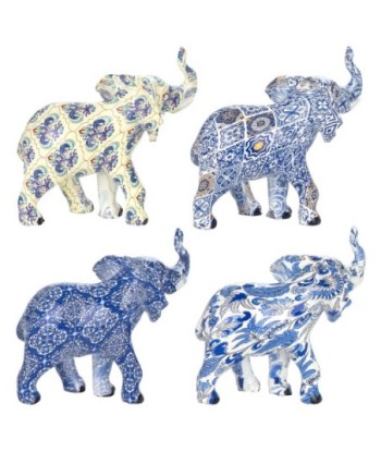 Signes Grimalt  By Sigris - Figura Elefante Pack 4 Unidades Figuras | Africanas Y Elefantes Azul - 11x6x12 cm