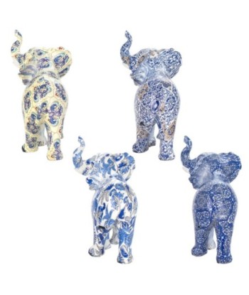 Signes Grimalt  By Sigris - Figura Elefante Pack 4 Unidades Figuras | Africanas Y Elefantes Azul - 11x6x12 cm