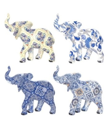 Signes Grimalt  By Sigris - Figura Elefante Pack 4 Unidades Figuras | Africanas Y Elefantes Azul - 9x4x9 cm