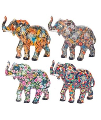 Signes Grimalt  By Sigris - Figura Elefante Pack 4 Unidades Figuras | Africanas Y Elefantes Gris - 11x6x12 cm