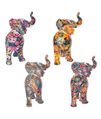 Signes Grimalt  By Sigris - Figura Elefante Pack 4 Unidades Figuras | Africanas Y Elefantes Gris - 9x4x9 cm