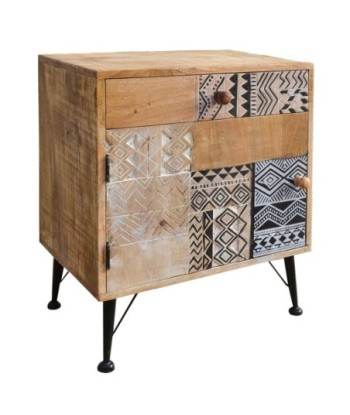 Signes Grimalt By SIGRIS - Cómoda con cajones Marrón de Madera | Mueble Auxiliar Aparador Industrial Aparador
