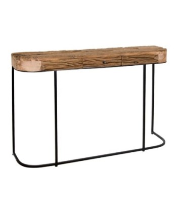 Signes Grimalt By SIGRIS - Mesa de Entrada Marrón de Metal Y Madera | Mueble de Entrada Recibidores De Entrada