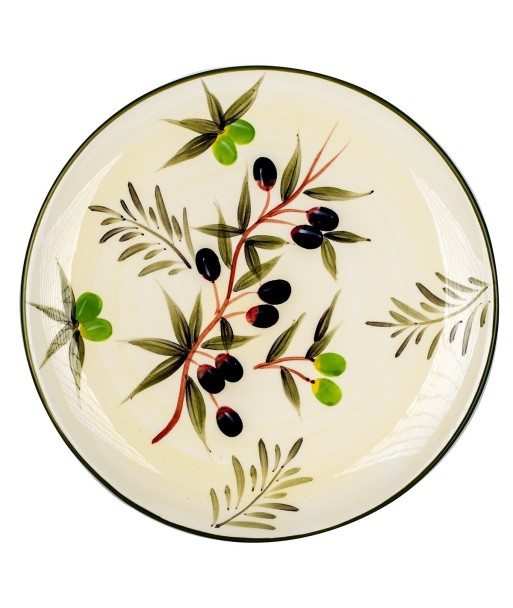 Signes Grimalt  By Sigris - Plato rendondo aceitunas  Cocina | Utensilios Blanco - 3x33x33 cm