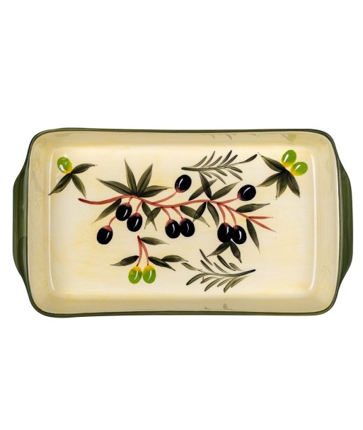 Signes Grimalt  By Sigris - Plato rectangular aceitunas  Cocina | Utensilios Blanco - 6x21x40 cm