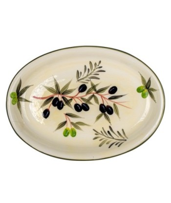 Signes Grimalt  By Sigris - Plato ovalado aceitunas  Cocina | Utensilios Blanco - 4x28x39 cm