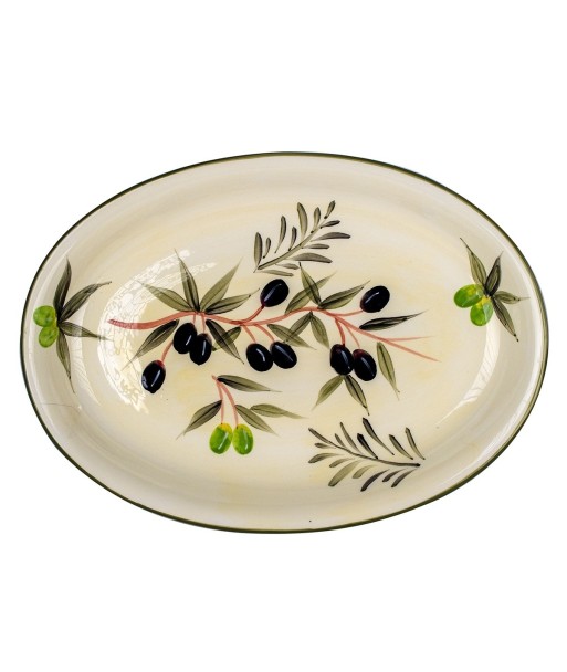 Signes Grimalt  By Sigris - Plato ovalado aceitunas  Cocina | Utensilios Blanco - 4x28x39 cm