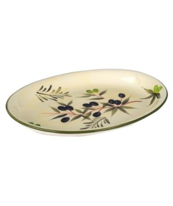 Signes Grimalt  By Sigris - Plato ovalado aceitunas  Cocina | Utensilios Blanco - 4x28x39 cm