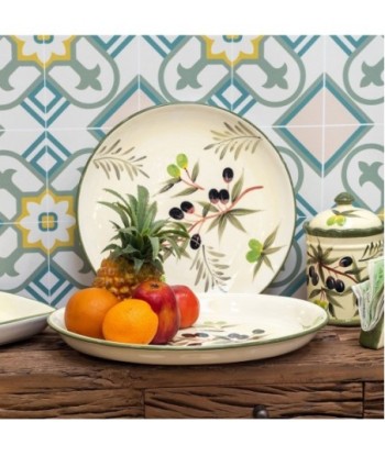 Signes Grimalt  By Sigris - Plato ovalado aceitunas  Cocina | Utensilios Blanco - 4x28x39 cm