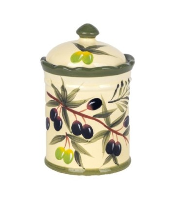Signes Grimalt  By Sigris - Bote azúcar con aceitunas  Cocina | Utensilios Gris - 18x12x12 cm