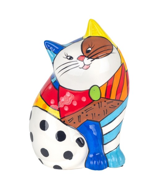 Signes Grimalt  By Sigris - Hucha en forma de Gato  Figuras | Animales Rojo - 30x15x20 cm