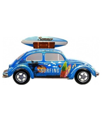 Signes Grimalt  By Sigris - Adorno Pared Coche Surf  Adorno Pared | Placas Metal Azul - 25x0x50 cm