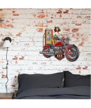 Signes Grimalt  By Sigris - Adorno Pared Garage  Adorno Pared | Placas Metal Rojo - 63x1x67 cm