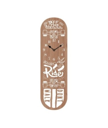 Signes Grimalt  By Sigris - Reloj Pared Tabla Surf  Adorno Pared | Relojes Marrón - 70x4x20 cm