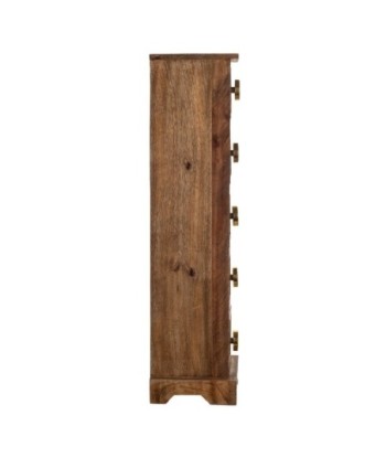 Signes Grimalt  By Sigris - Cajonero robusto 5 Cajones  Muebles | Mueble Auxiliar Marrón - 76x20x24 cm