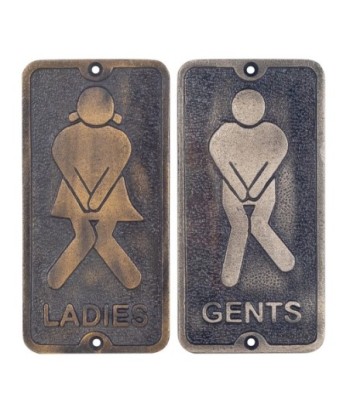 Signes Grimalt  By Sigris - Placa Servicio Bar Pack 2 Unidades Adorno Pared | Placas Metal Gris - 15x0x7 cm
