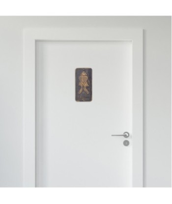 Signes Grimalt  By Sigris - Placa Servicio Bar Pack 2 Unidades Adorno Pared | Placas Metal Gris - 15x0x7 cm