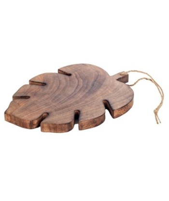 Signes Grimalt  By Sigris - Tabla Cortar en forma Hoja  Cocina | Utensilios Marrón - 1x18x26 cm