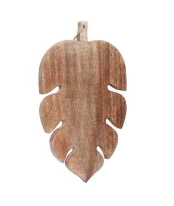 Signes Grimalt  By Sigris - Tabla Cortar en forma Hoja  Cocina | Utensilios Marrón - 1x18x30 cm