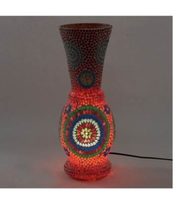 ORIGEN Home Decor - Lámpara marroquí sobremesa  Muebles | Lamparas Rojo - 45x18x18 cm