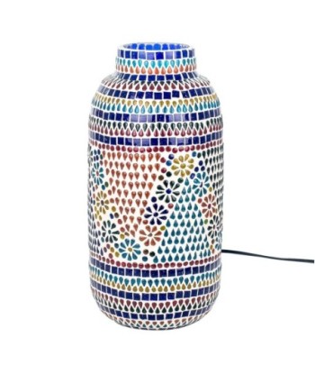 ORIGEN Home Decor - Lámpara marroquí sobremesa  Muebles | Lamparas Azul - 38x18x18 cm