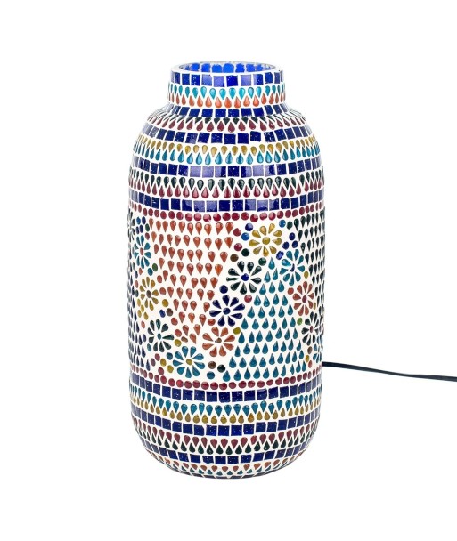 ORIGEN Home Decor - Lámpara marroquí sobremesa  Muebles | Lamparas Azul - 38x18x18 cm