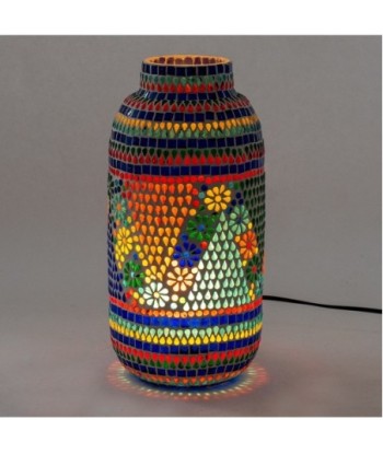 ORIGEN Home Decor - Lámpara marroquí sobremesa  Muebles | Lamparas Azul - 38x18x18 cm