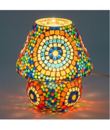 ORIGEN Home Decor - Lámpara marroquí sobremesa  Muebles | Lamparas Azul - 22x18x18 cm