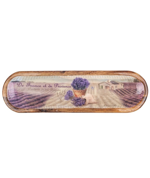 Signes Grimalt  By Sigris - Plato ovalado lavanda  Cocina | Cajas Y Bandejas Azul - 2x13x45 cm