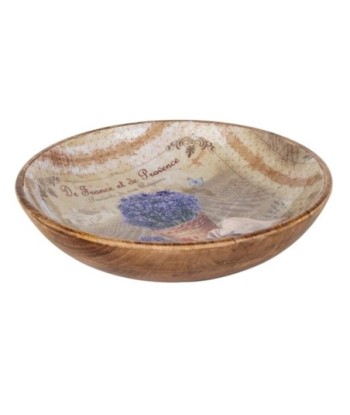 ORIGEN Home Decor - Plato redondo lavanda  Cocina | Cajas Y Bandejas Lila - 7x30x30 cm