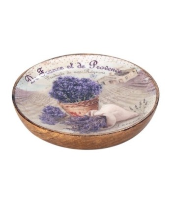 ORIGEN Home Decor - Plato redondo lavanda  Cocina | Cajas Y Bandejas Lila - 2x16x16 cm