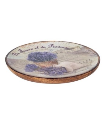 ORIGEN Home Decor - Plato redondo lavanda  Cocina | Cajas Y Bandejas Lila - 2x22x22 cm