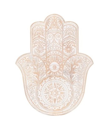 ORIGEN Home Decor - Adorno Pared Mano Fátima  Adorno Pared | Placas De Madera Marrón - 46x1x36 cm
