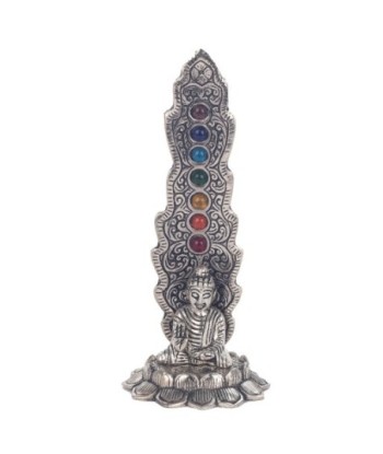 Signes Grimalt  By Sigris - Apoyador Incieso Buda  Regalo | Complementos Natura Plateado - 40x10x40 cm