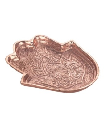 ORIGEN Home Decor - Plato mano fatima  Regalo | Complementos Natura Dorado - 1x14x17 cm