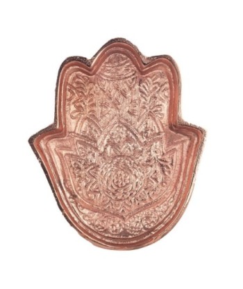 ORIGEN Home Decor - Plato mano fatima  Regalo | Complementos Natura Dorado - 1x14x17 cm