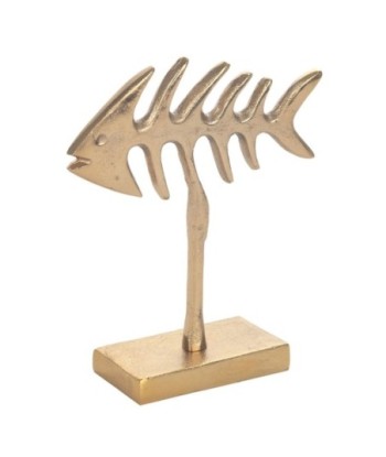 ORIGEN Home Decor - Adorno sobremesa espina pez  Figuras | Varios Dorado - 22x6x18 cm