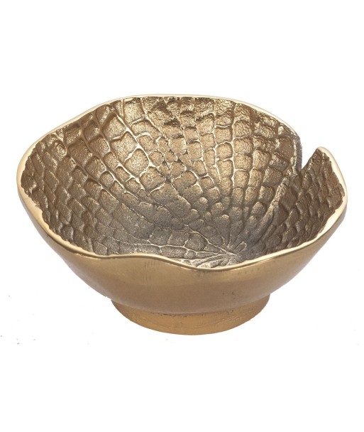 ORIGEN Home Decor - Bowl decorativo  Decoracion | Bandejas Dorado - 6x14x14 cm