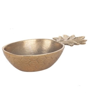 ORIGEN Home Decor - Plato Piña vaciabolsillos  Decoracion | Bandejas Dorado - 4x12x20 cm