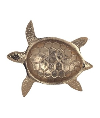 ORIGEN Home Decor - Plato tortuga vaciabolsillos  Decoracion | Bandejas Dorado - 2x15x17 cm