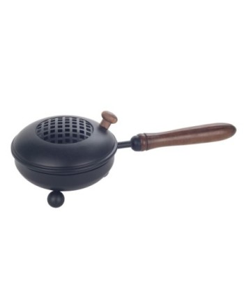 Signes Grimalt  By Sigris - Quemador aceite incieso  Regalo | Complementos Natura Negro - 8x12x28 cm