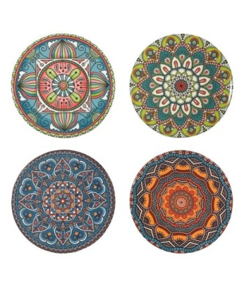 Signes Grimalt  By Sigris - Posavasos hidraulico Pack 4 Unidades Cocina | Posavasos Azul - 0x11x11 cm
